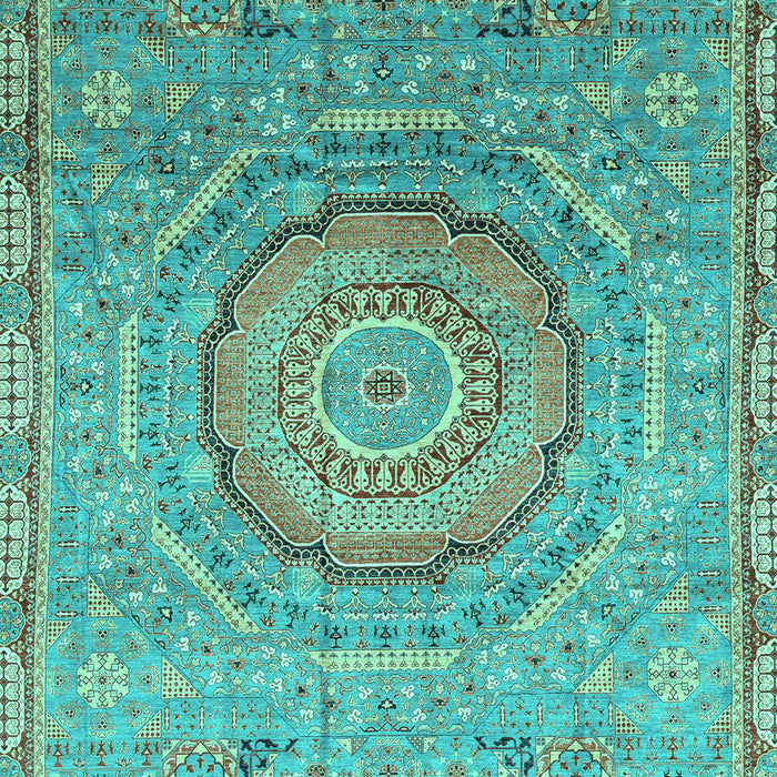 Abstract Turquoise Modern Rug, abs3632turq