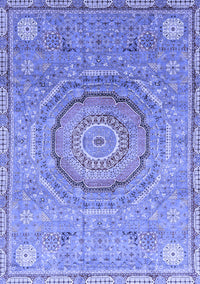 Abstract Blue Modern Rug, abs3632blu