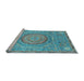 Sideview of Machine Washable Abstract Light Blue Modern Rug, wshabs3632lblu