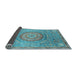 Sideview of Abstract Light Blue Modern Rug, abs3632lblu