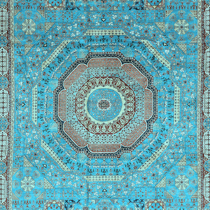 Abstract Light Blue Modern Rug, abs3632lblu