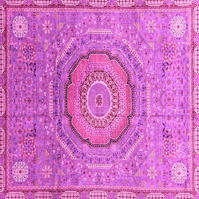 Square Abstract Pink Modern Rug, abs3632pnk