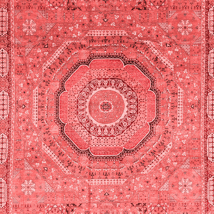 Abstract Red Modern Area Rugs