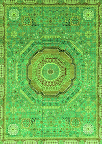 Abstract Green Modern Rug, abs3632grn