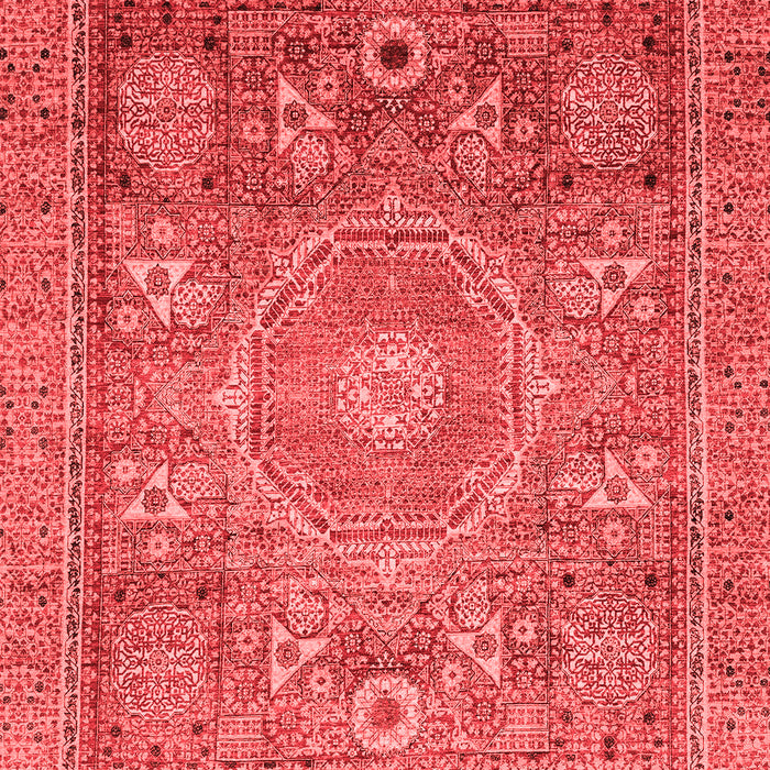 Machine Washable Abstract Red Modern Rug, wshabs3633red