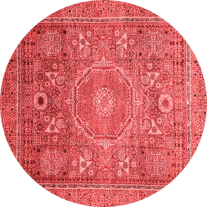 Machine Washable Abstract Red Modern Rug, wshabs3633red