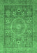 Abstract Emerald Green Modern Rug, abs3633emgrn