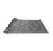 Sideview of Abstract Gray Modern Rug, abs3633gry