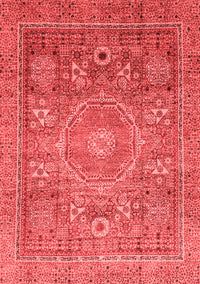 Abstract Red Modern Rug, abs3633red