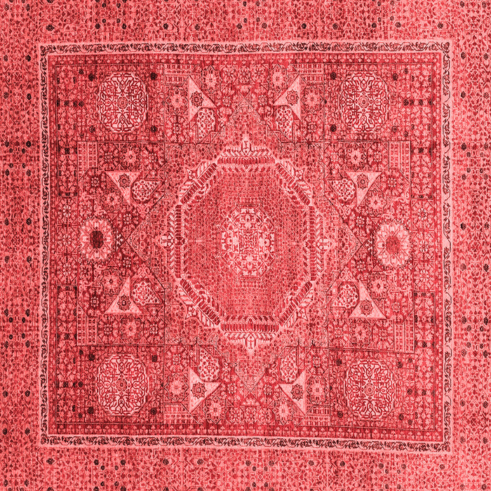 Abstract Red Modern Rug, abs3633red