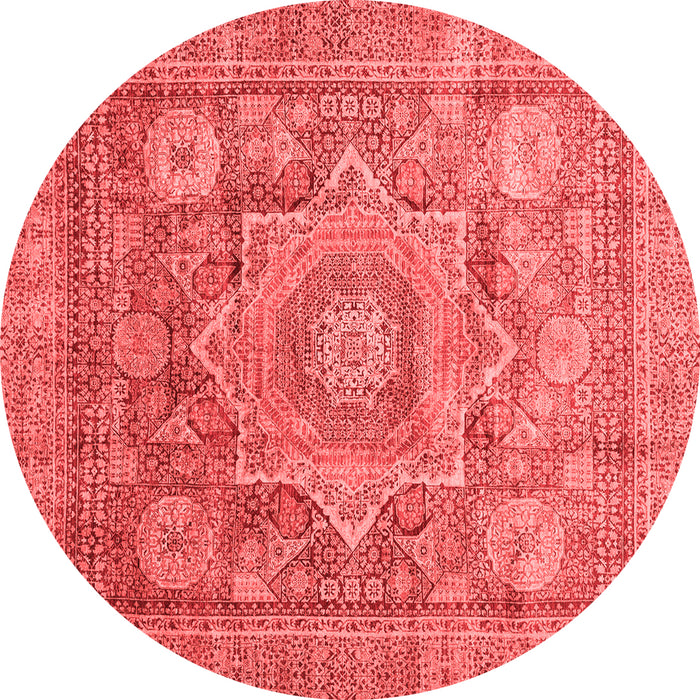 Machine Washable Abstract Red Modern Rug, wshabs3634red