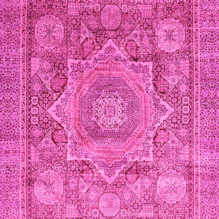 Machine Washable Abstract Pink Modern Rug, wshabs3634pnk