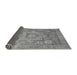 Sideview of Abstract Gray Modern Rug, abs3634gry