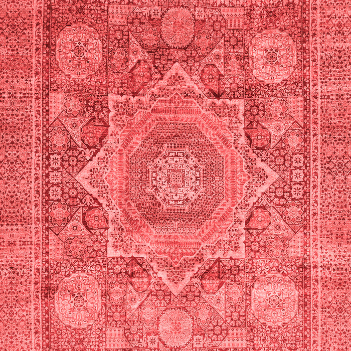 Machine Washable Abstract Red Modern Rug, wshabs3634red