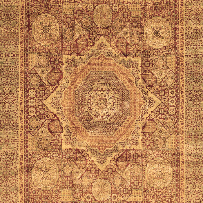 Machine Washable Abstract Brown Modern Rug, wshabs3634brn