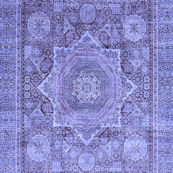 Abstract Blue Modern Rug, abs3634blu