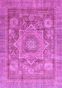 Abstract Purple Modern Rug, abs3634pur