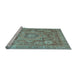 Sideview of Machine Washable Abstract Light Blue Modern Rug, wshabs3634lblu