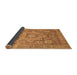 Sideview of Abstract Brown Modern Rug, abs3634brn