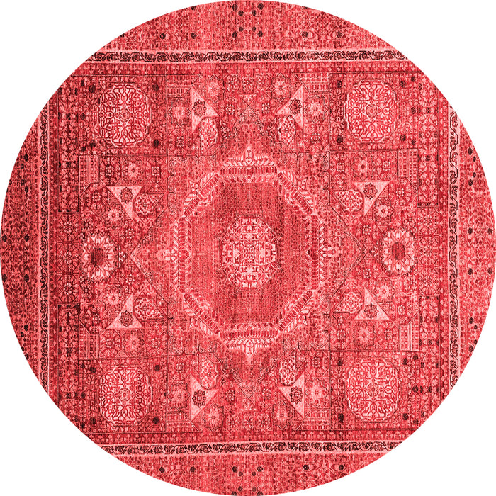 Machine Washable Abstract Red Modern Rug, wshabs3635red