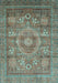 Machine Washable Abstract Light Blue Modern Rug, wshabs3635lblu