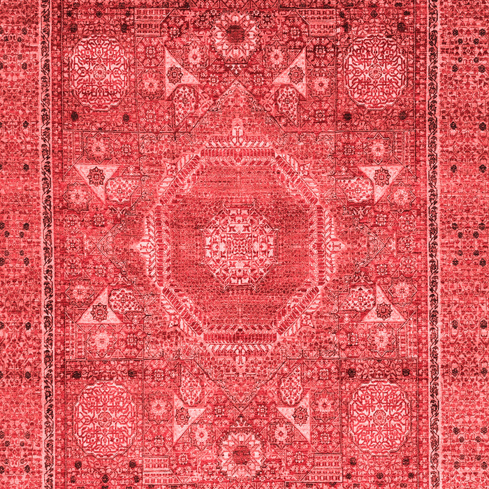 Machine Washable Abstract Red Modern Rug, wshabs3635red