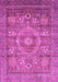 Machine Washable Abstract Purple Modern Area Rugs, wshabs3635pur