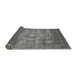 Sideview of Abstract Gray Modern Rug, abs3635gry