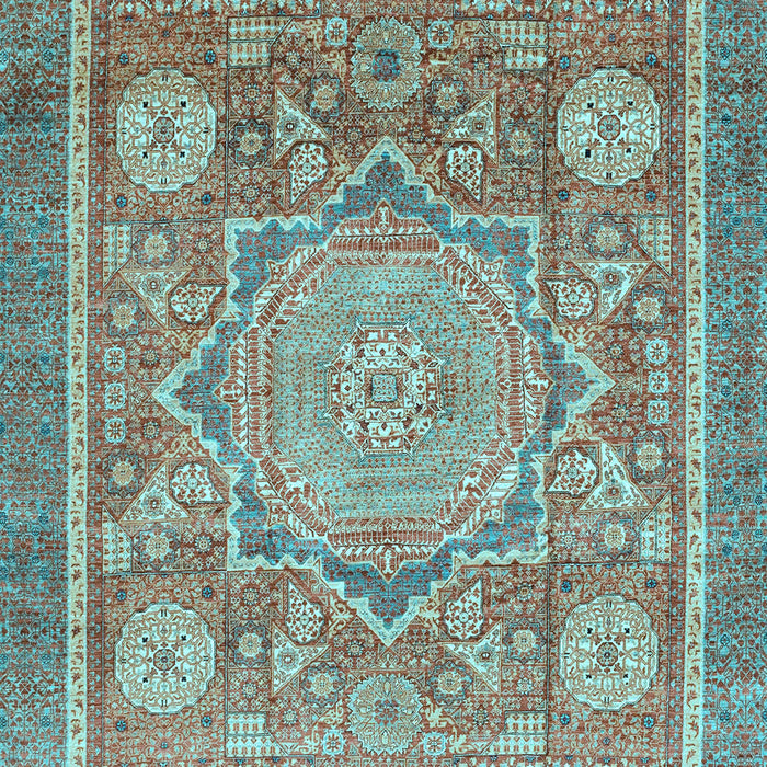 Machine Washable Abstract Light Blue Modern Rug, wshabs3636lblu