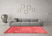 Modern Red Washable Rugs