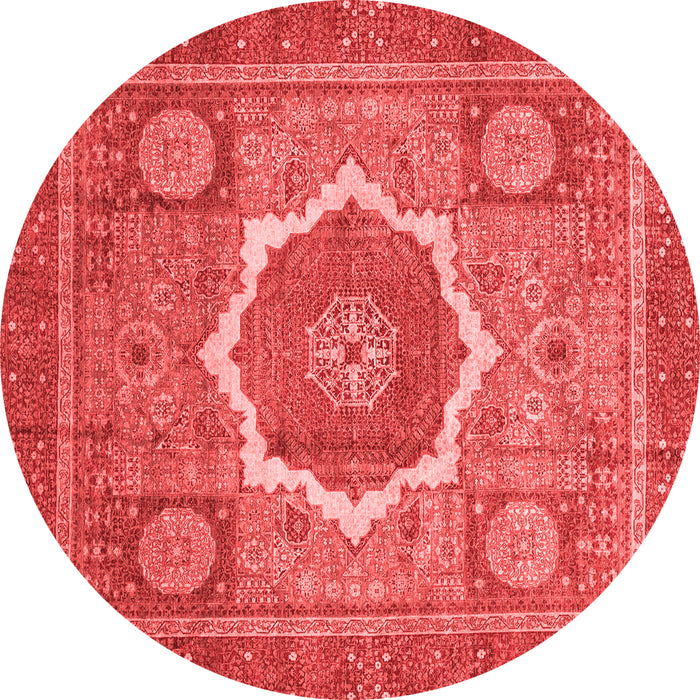 Abstract Red Modern Rug, abs3637red