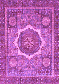 Abstract Purple Modern Rug, abs3637pur