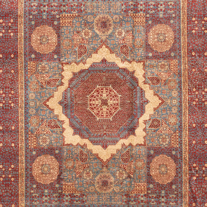 Machine Washable Abstract Light Copper Gold Rug, wshabs3637