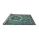 Sideview of Machine Washable Abstract Light Blue Modern Rug, wshabs3637lblu