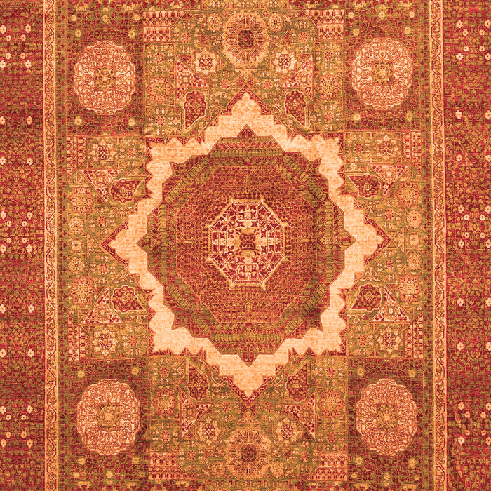 Machine Washable Abstract Orange Modern Area Rugs, wshabs3637org