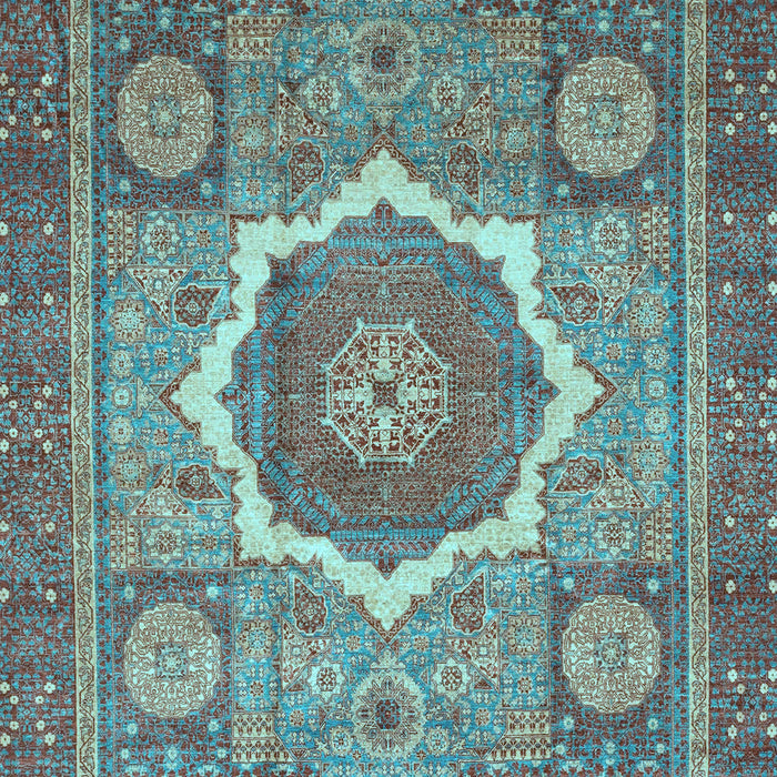 Abstract Light Blue Modern Rug, abs3637lblu