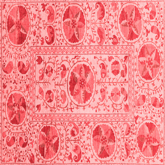 Machine Washable Abstract Red Modern Rug, wshabs3638red