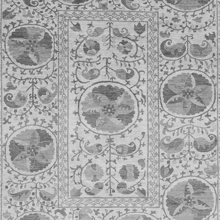 Machine Washable Abstract Gray Modern Rug, wshabs3638gry