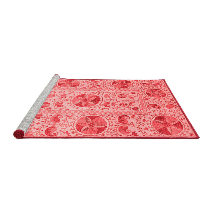 Modern Red Washable Rugs
