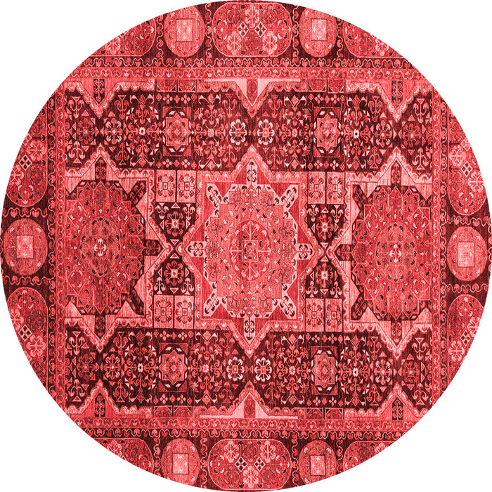 Abstract Red Modern Rug, abs3639red