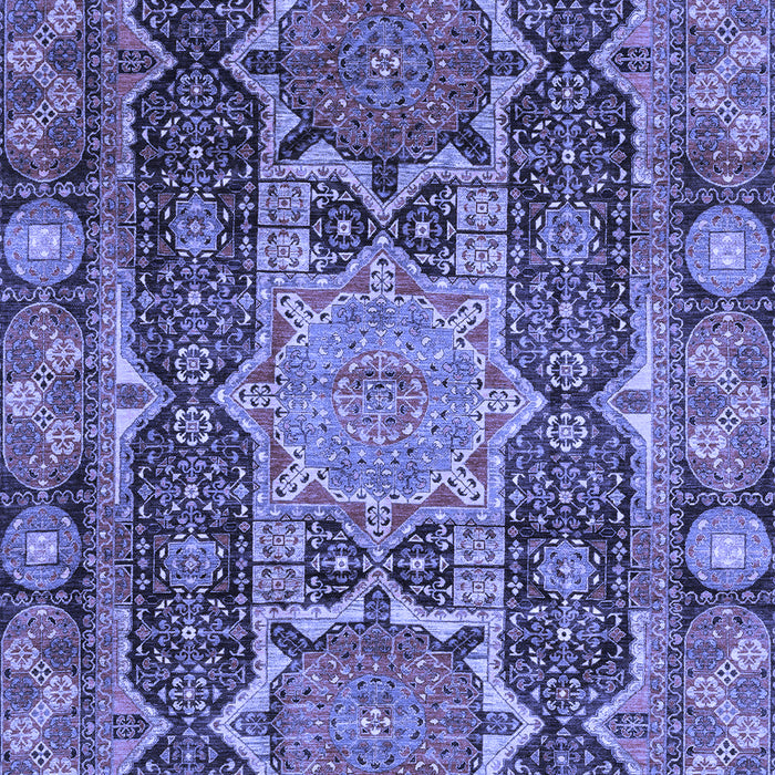Abstract Blue Modern Rug, abs3639blu