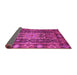 Sideview of Abstract Pink Modern Rug, abs3639pnk