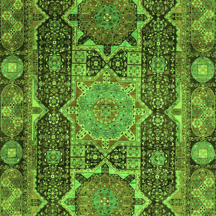 Machine Washable Abstract Green Modern Area Rugs, wshabs3639grn