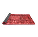 Abstract Red Modern Area Rugs