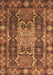 Abstract Brown Modern Rug, abs3639brn