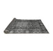 Sideview of Abstract Gray Modern Rug, abs3639gry