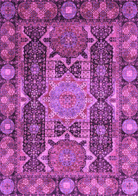 Abstract Purple Modern Rug, abs3639pur