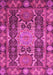 Machine Washable Abstract Pink Modern Rug, wshabs3639pnk