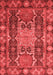 Abstract Red Modern Area Rugs