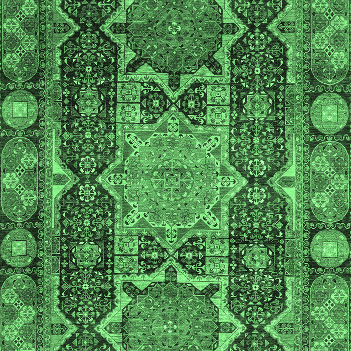 Abstract Emerald Green Modern Rug, abs3639emgrn